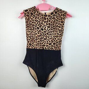 Summersalt The Surf Limited Edition Leopard Print One Piece Swimsuit Sz 8